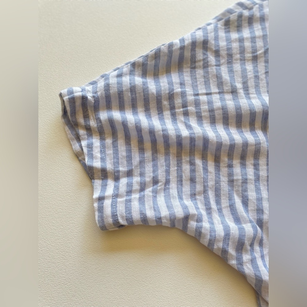 RAILS linen June top blue white stripe size small - Picture 15 of 15
